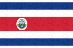 Costa Rica Flag Sticker