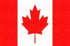 Canada flag sticker 