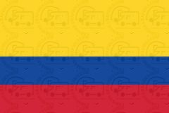 Colombia flag sticker 