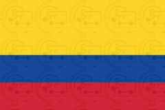 Colombia flag sticker 