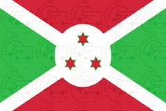 Burundi flag sticker