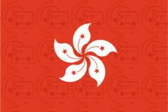 Hong Kong Flag Sticker