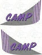 Hymer camp near side and off side c644 graphics by Caravan graphics