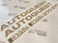 Talbot Elddis Autoquest 270 motorhome decal sticker
