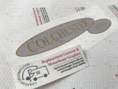 Fleetwood Colchester 1850 Graphics Decal Sticker