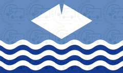 Isle of Wight Flag Sticker