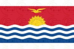 Kiribati Flag Sticker