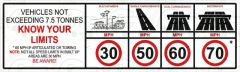 CG KNOW YOUR SPEED LIMITS Warning Sticker by caravangraphics.com