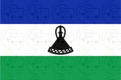 Lesotho Flag Sticker