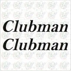 Lunar Clubman Text Sticker