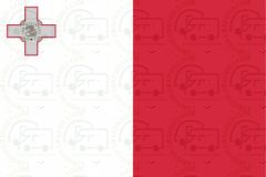 Malta Flag Sticker