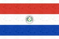 Paraguay Flag Sticker