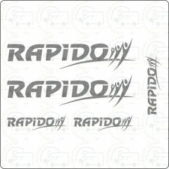 Rapido Motorhome Sticker/Decal Kit 5 Piece
