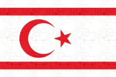 Republic of Northern Cyprus flag sticker