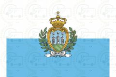 San Marino Flag Sticker