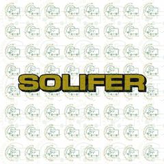Solifer Solifer Two Colour Lettering Sticker Decal Graphic.