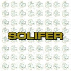 Solifer Solifer Two Colour Lettering Sticker Decal Graphic.
