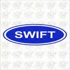SWIFT Oval Caravan Sticker