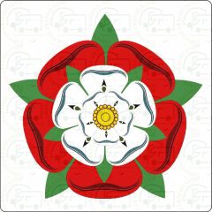 Tudor Rose Sticker