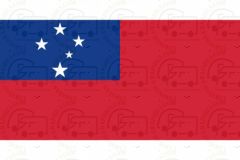 Samoa Flag Sticker