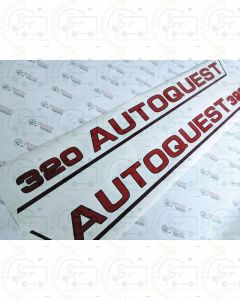 Green Autoquest 270 motorhome decal sticker