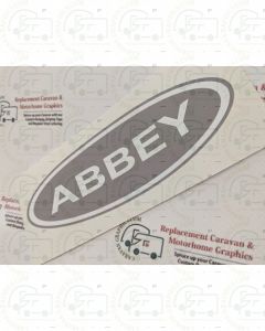 Abbey Oval caravan sticker