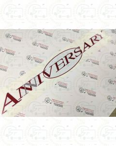 Swift anniversary caravan sticker 
