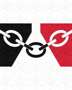 Black Country flag sticker