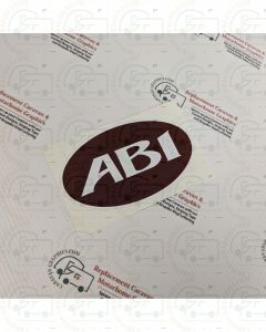 ABI Oval  Caravan Sticker