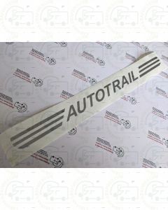 Autotrail and Stripes Motorhome Sticker