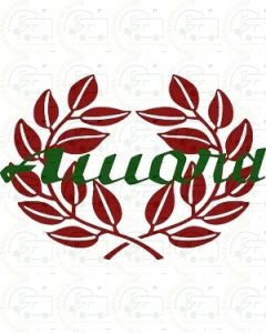 ABI Award Crest 1980's Caravan Sticker Graphic