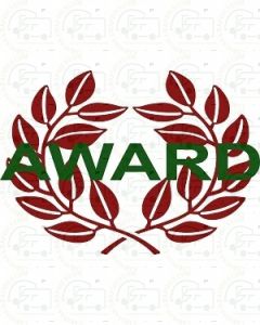 ABI Award Crest 1990's Caravan Sticker Graphic