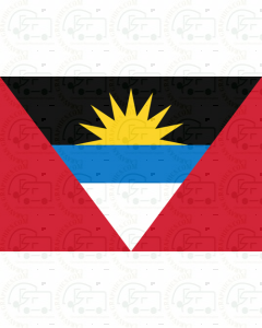 Antigua flag stickers