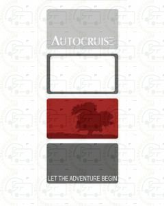 Autocruise Motorhome 4 Colour Panel Sticker