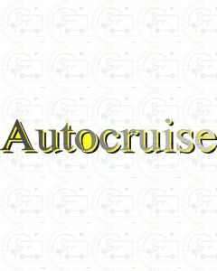 CG Autocruise lettering three colour