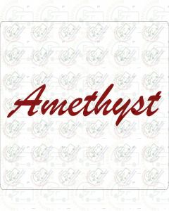 Autosleeper Amethyst Motorhome Sticker