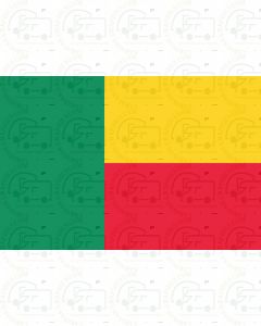 Benin flag sticker