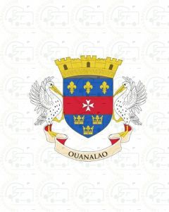 Saint Barthélemy Flag Sticker