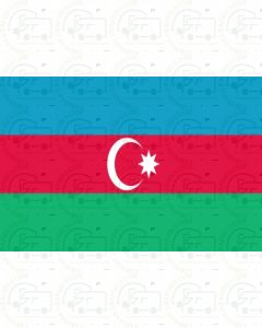 Azerbaijan Flag sticker