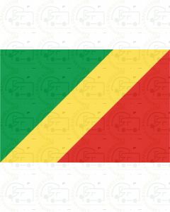 Republic of the Congo Flag Sticker