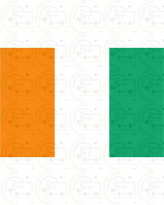 Ivory Coast Flag Sticker