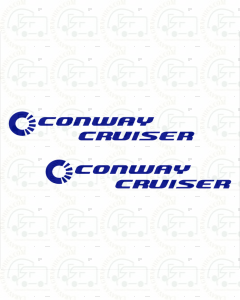 Conway Cruiser Decal (Pair) Caravan Stickers