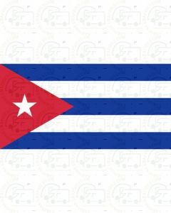 Cuba Flag Sticker