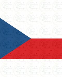 Czech Republic flag sticker