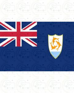 Anguilla flag sticker