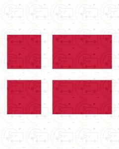 Denmark Flag Sticker
