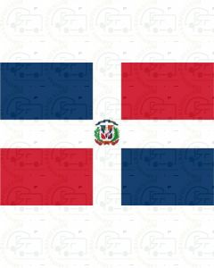 Dominican Republic Flag Sticker