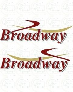 Elddis Broadway Graphics sticker