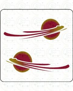 Elddis Sunseeker CG Side Design Stickers