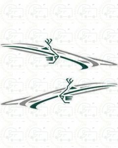 Elddis Lion and Swoosh design graphics decal